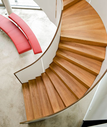 Elegante moderne Treppe